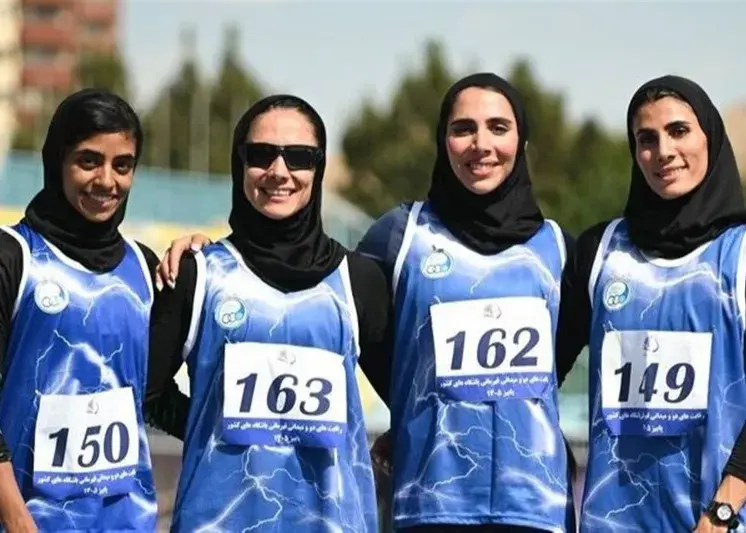 شکستن رکورد ملی ۴ در ۴۰۰ متر بانوان ایران در لیگ دوومیدانی