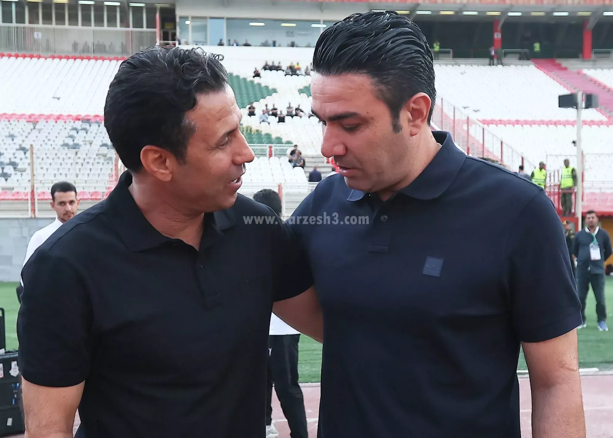 لحظات خاطرهانگیز پیش از بازی پرسپولیس و تراکتور