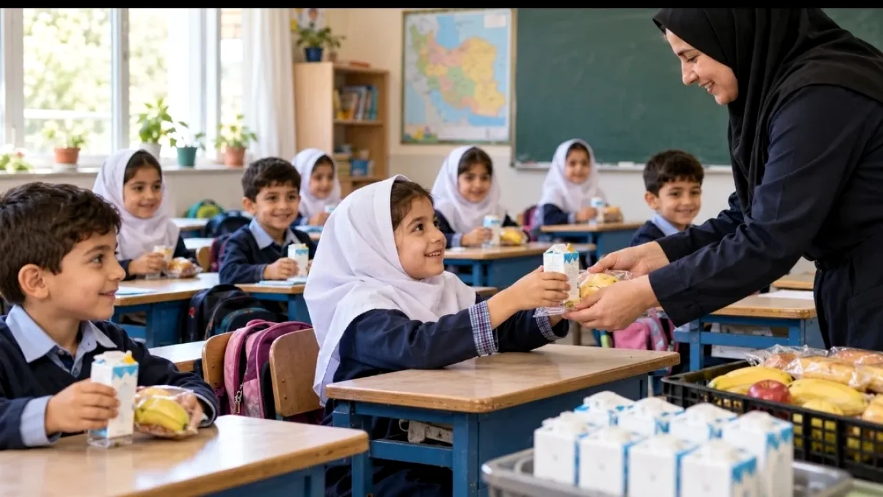 شیر و تغذیه رایگان در مدارس؛ آغاز توزیع در دو استان