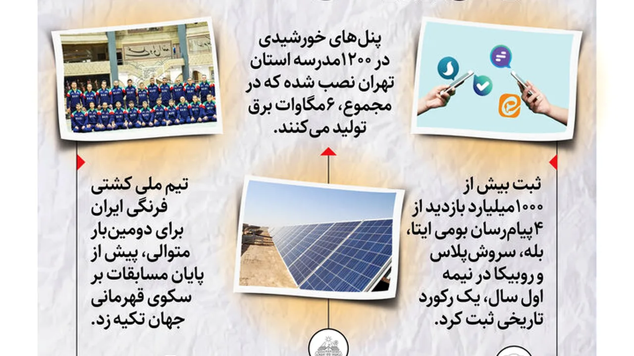 اخبار امیدبخش ۴ آبان؛ از قهرمانی کشتی تا ورزشگاه تبریز