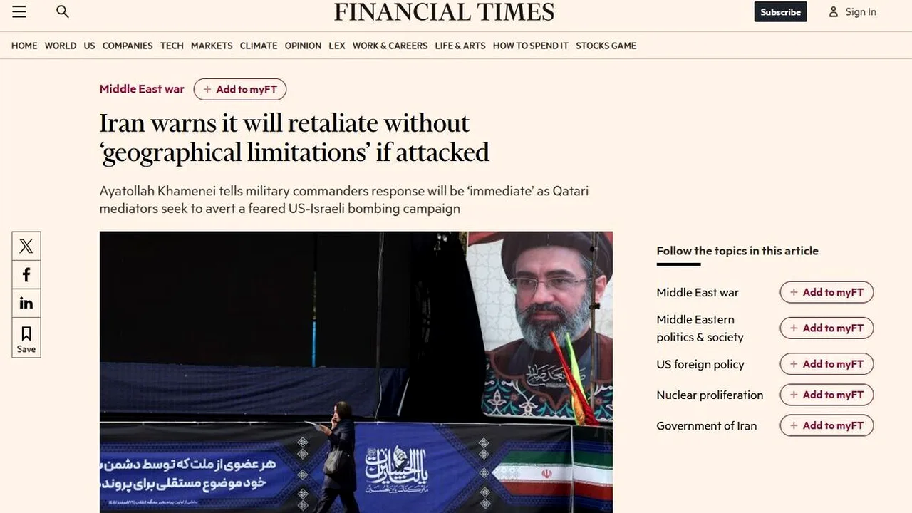 واکنش جهانی به پاسخ قاطع رهبر انقلاب به تهدیدات