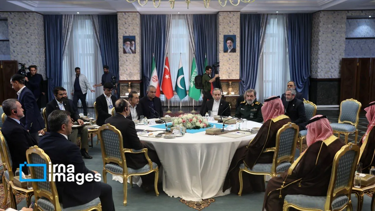 آغاز مذاکرات چهارجانبه تهران با حضور ایران، پاکستان، ترکیه و عربستان