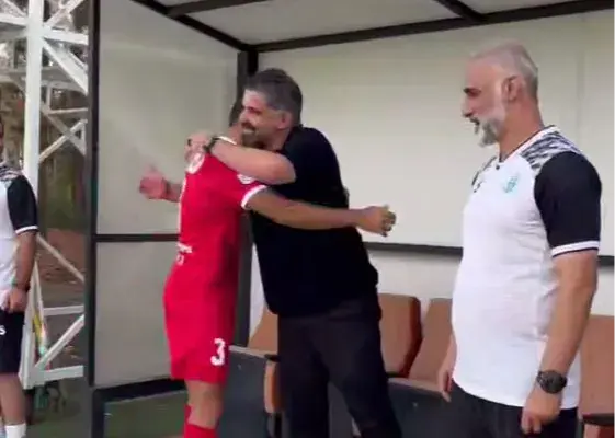 طعنه پیروز قربانی به ابوالفضل جلالی در دیدار دوستانه پرسپولیس