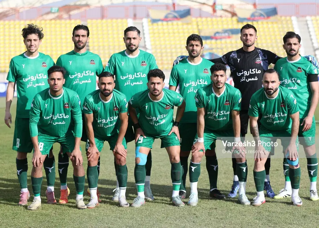 ترکیب تیم شمس آذر برای بازی با پرسپولیس مشخص شد