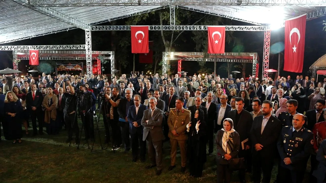 جشن سالگرد جمهوری ترکیه در سفارت آنکارا در تهران