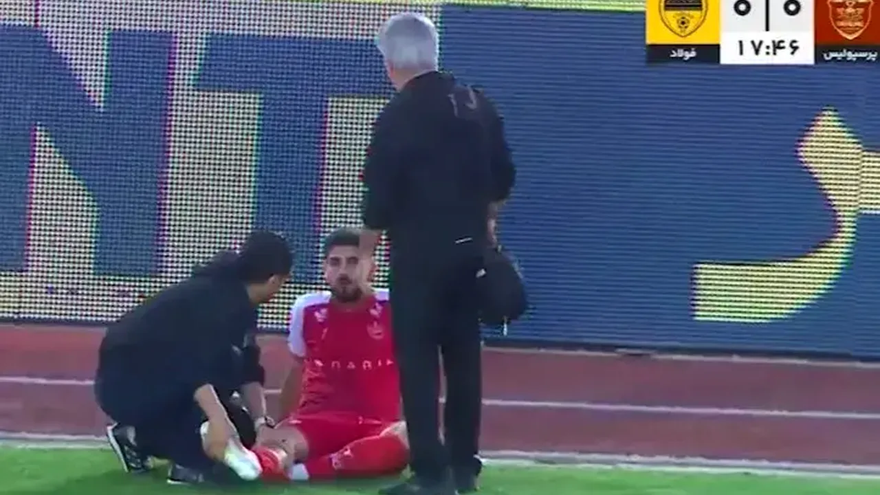 مشکلات جدید پرسپولیس؛ خدابندهلو هم مصدوم شد