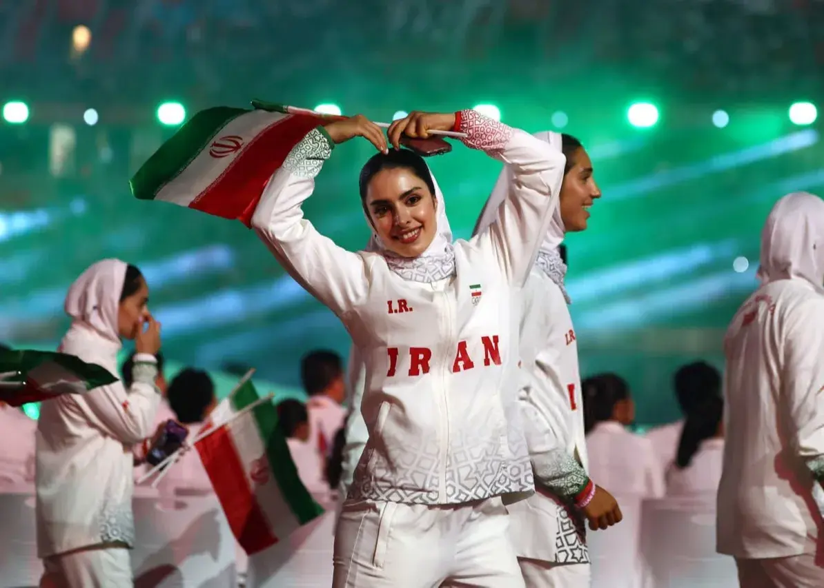 عکس دختر ورزشکار ایرانی در بازیهای آسیایی توجهها را جلب کرد
