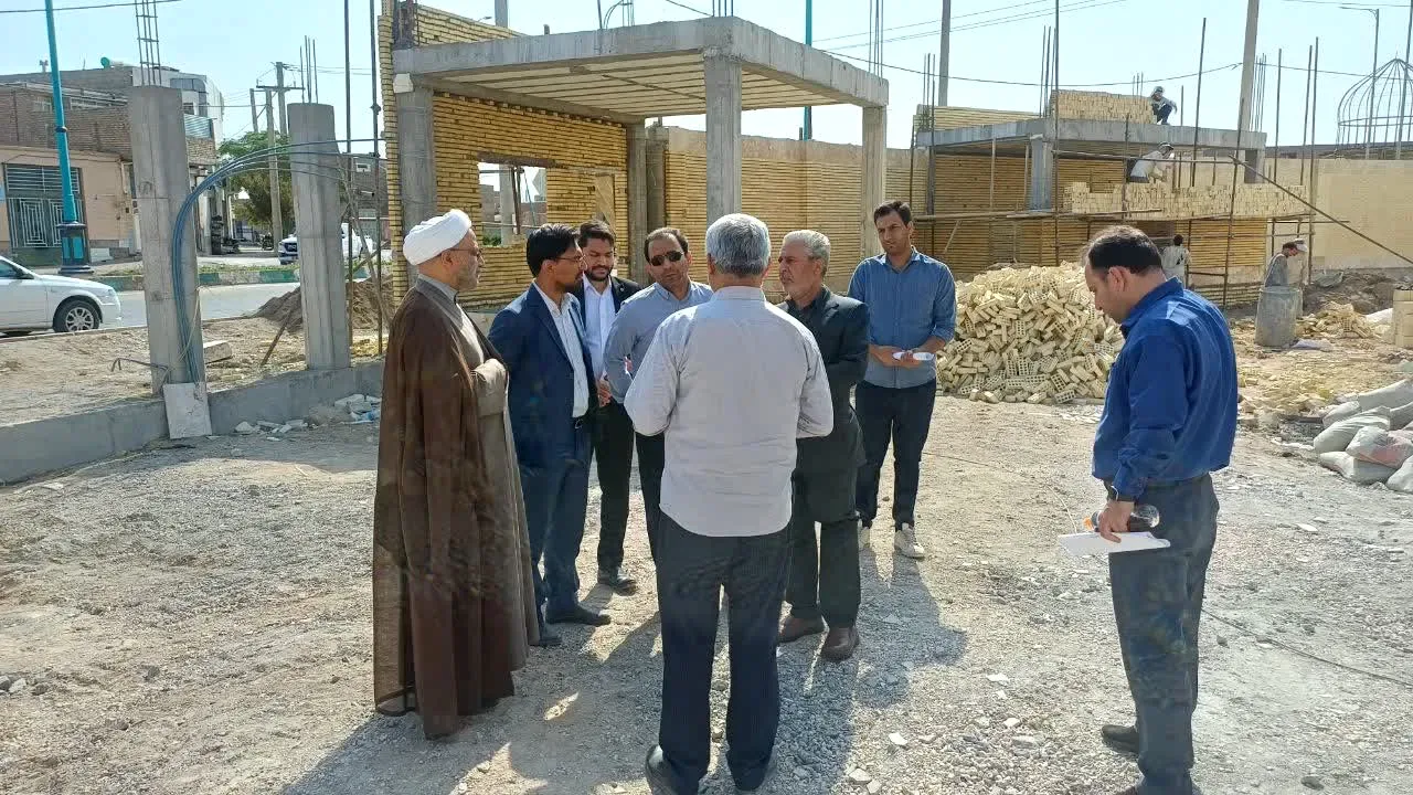 بازدید رئیس کل دادگستری یزد از پروژهای که در مراحل پایانی است