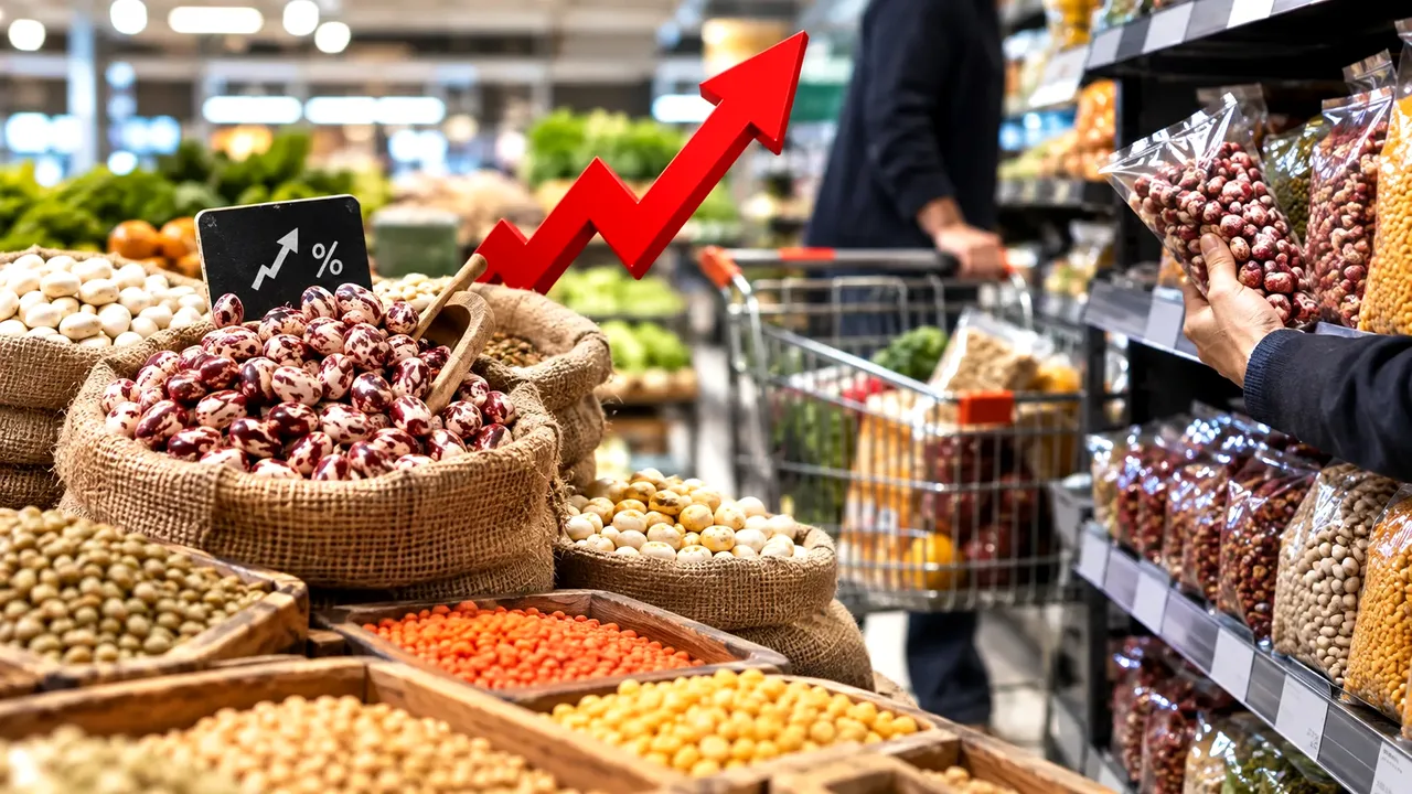 نوسان قیمت لوبیا چیتی در بازار حبوبات ایران