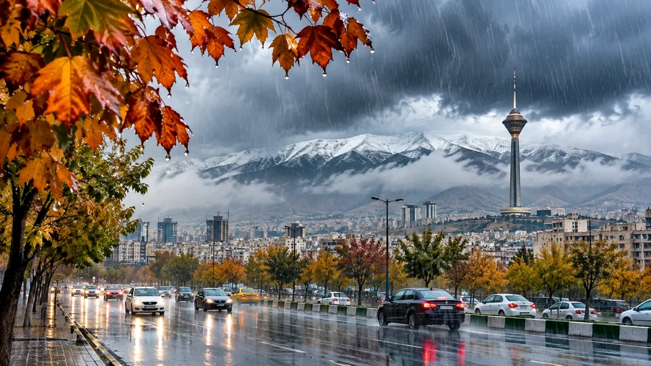 پیشبینی بارشهای پراکنده و آسمان غبارآلود تهران برای چهارشنبه