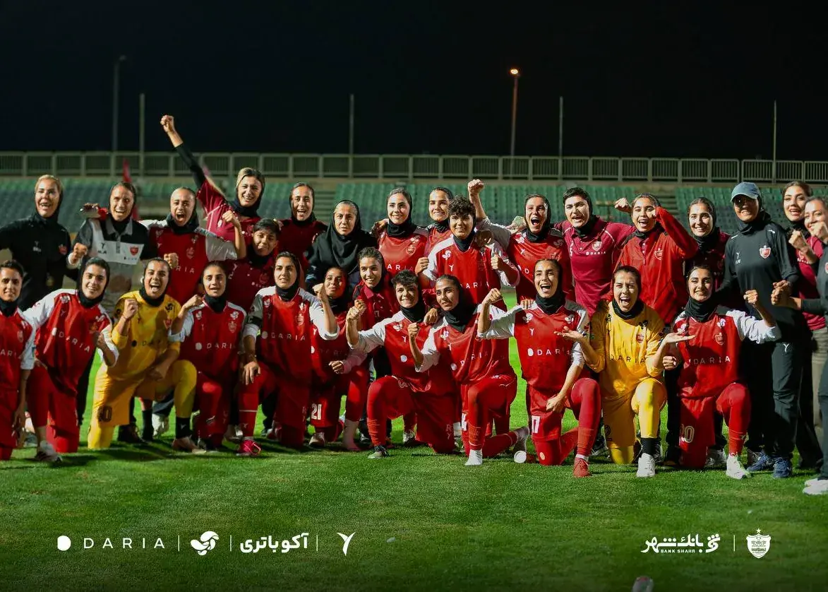 پرسپولیس زنان در مسیر قهرمانی لیگ برتر قرار دارد