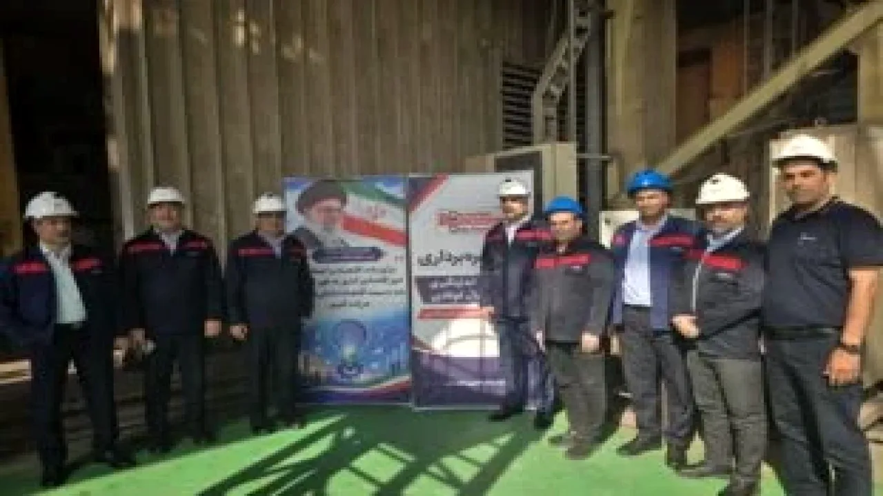 سیستم هوشمند اندازهگیری ابعاد اسلب در فولاد اکسین خوزستان افتتاح شد