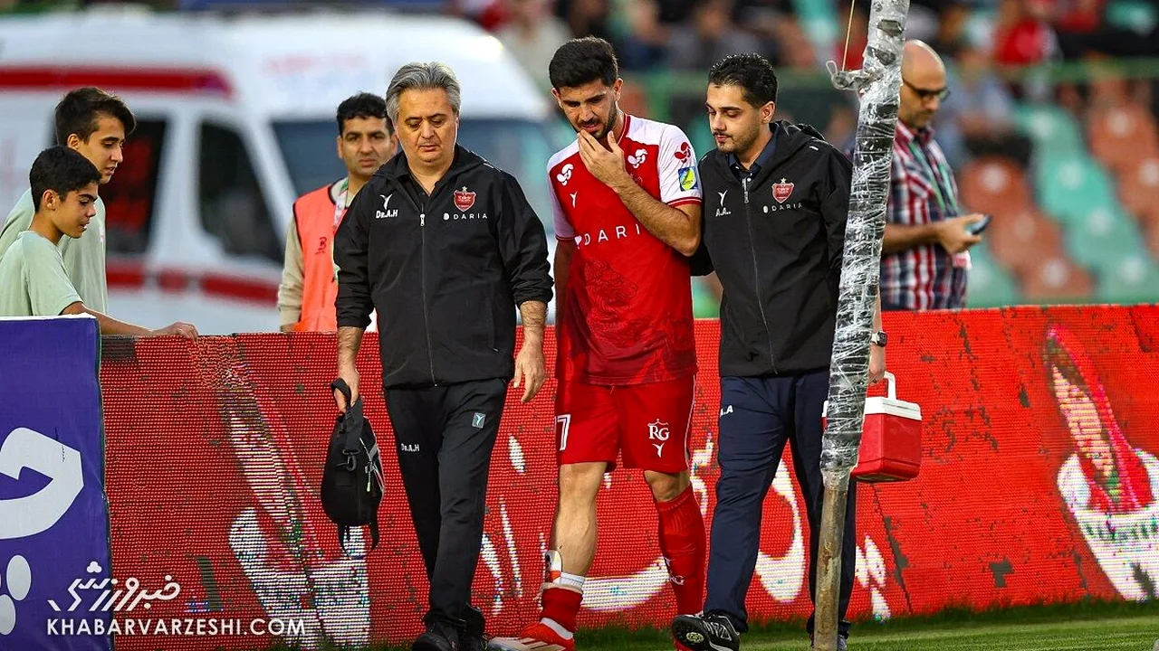 مصدومیت خدابندهلو؛ پرسپولیس بدون ستاره مقابل نساجی