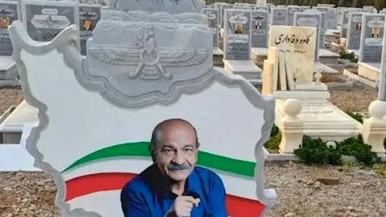 بازتاب تصویر سنگ مزار فردوس کاویانی در فضای مجازی