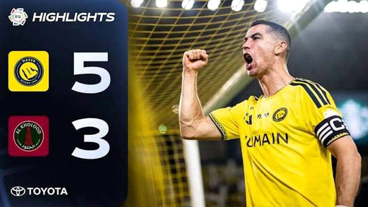 رونالدو با هتتریک، النصر را به پیروزی پرگل رساند