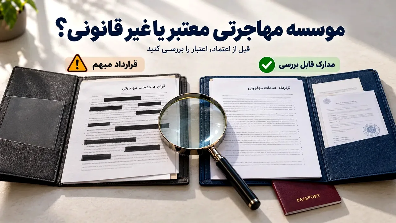 قبل از سپردن پول و مدارک به موسسه مهاجرتی، این نشانهها را جدی بگیرید!