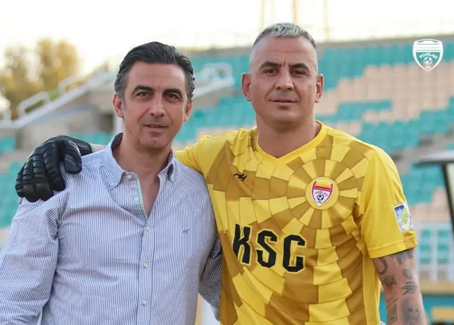 ملاقات حامد لک و سیدمهدی رحمتی در بازی دوستانه