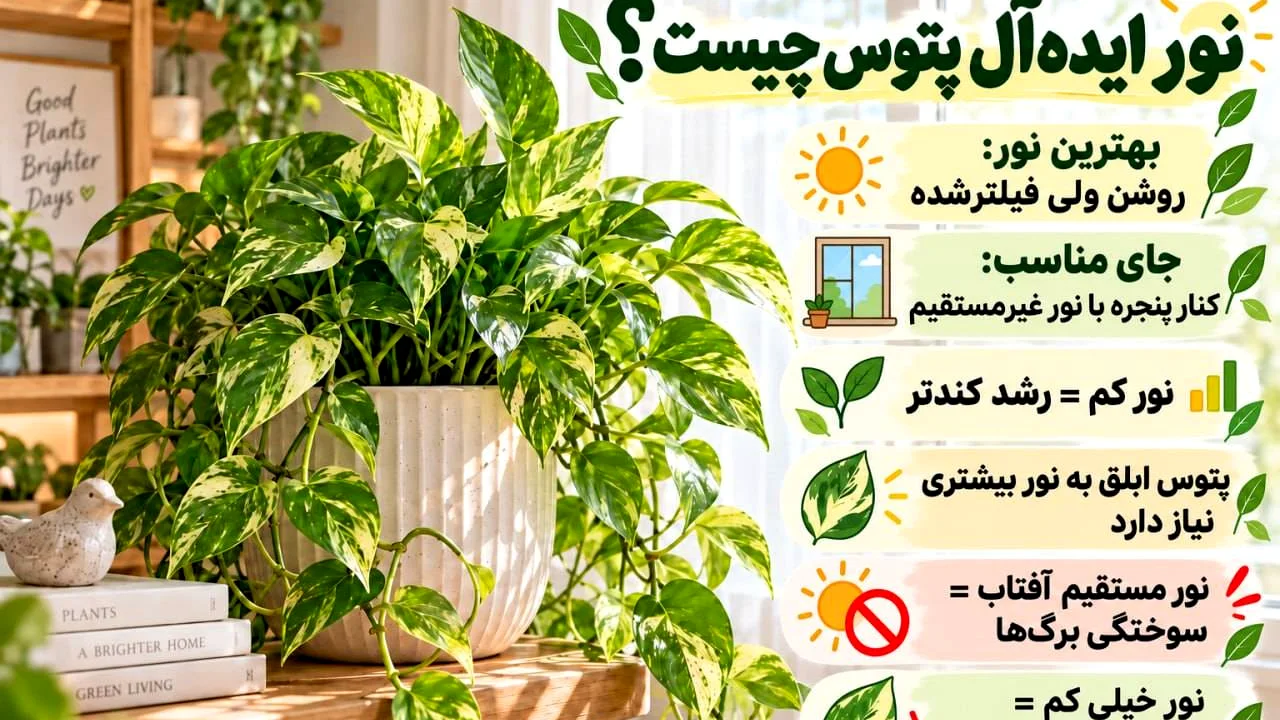 راز رشد انفجاری پتوس در خانه؛ چرا گیاه شما برگ جدید نمیدهد؟