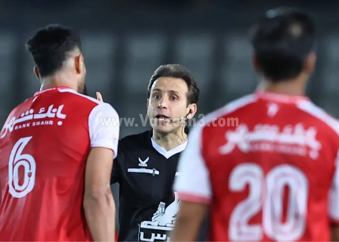 پرسپولیس به قضاوت داور اعتراض کرد: ویدیو منتشر شد